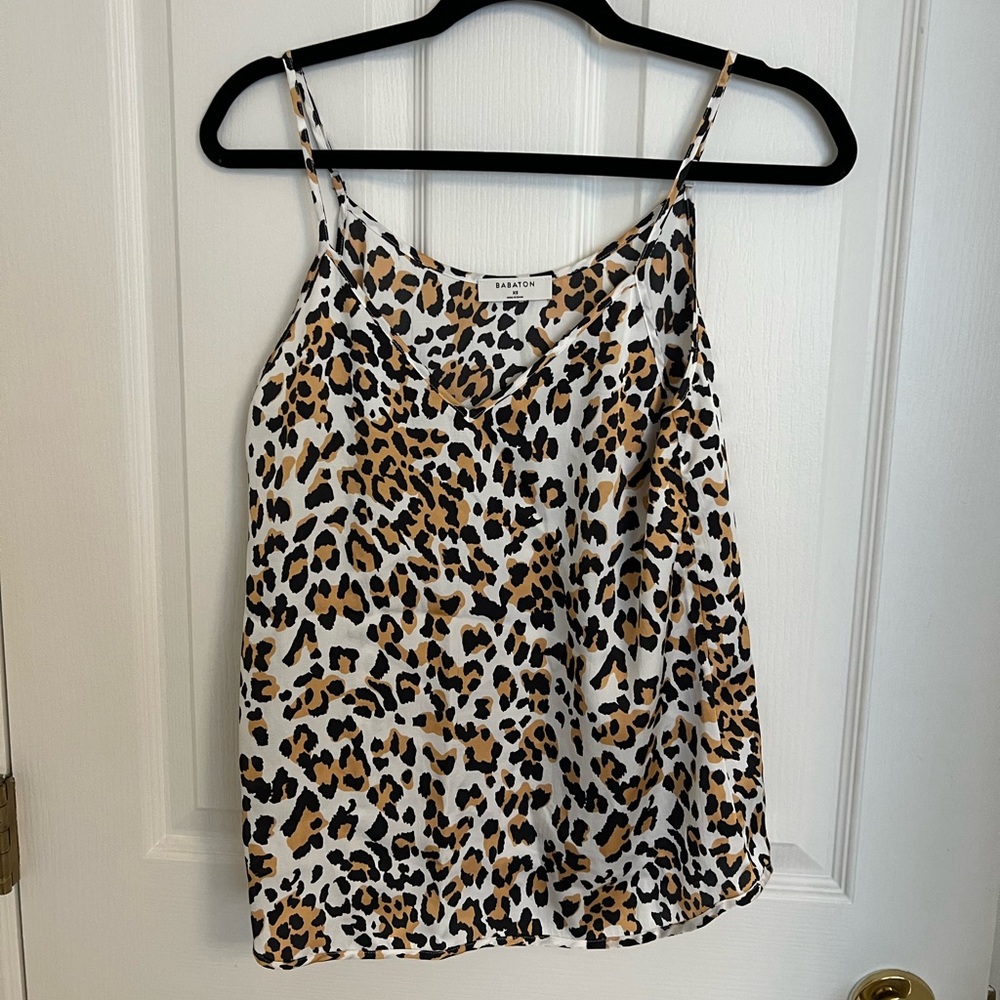 Leopard print camisole in XS